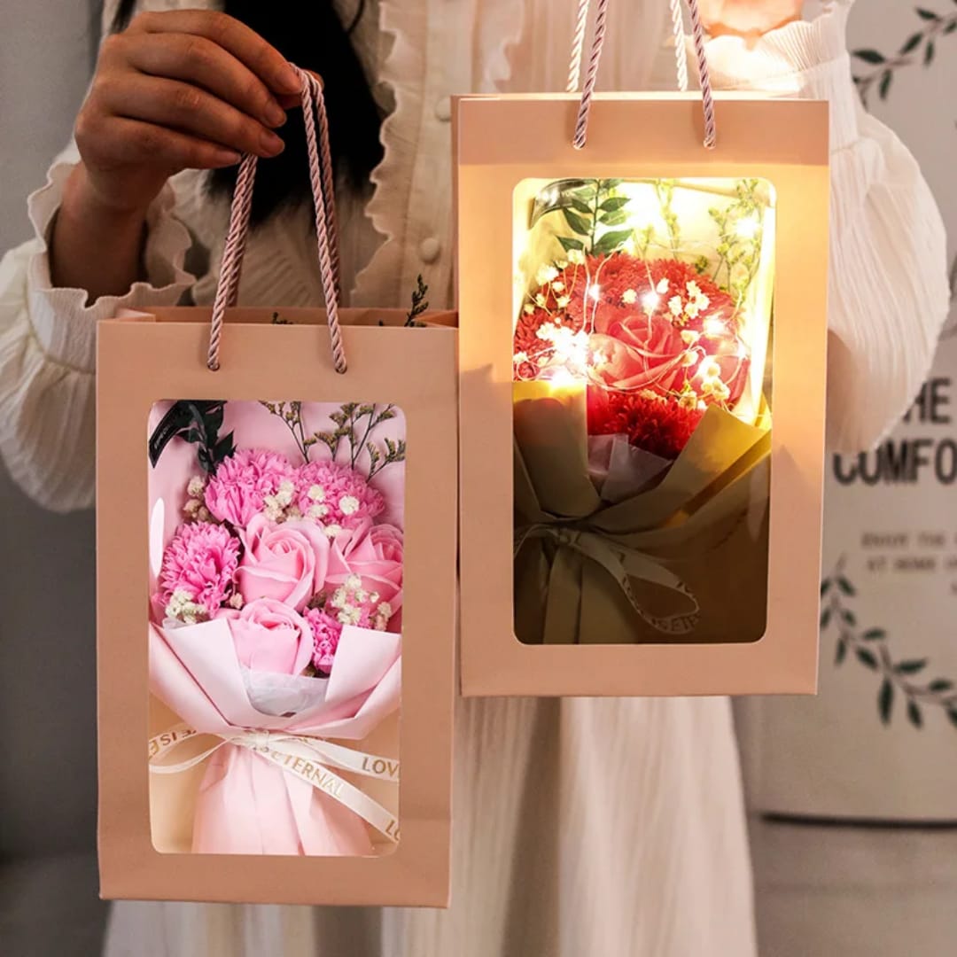Scented  Flower Bouquet Valentines Day Gift Anniversary Gift