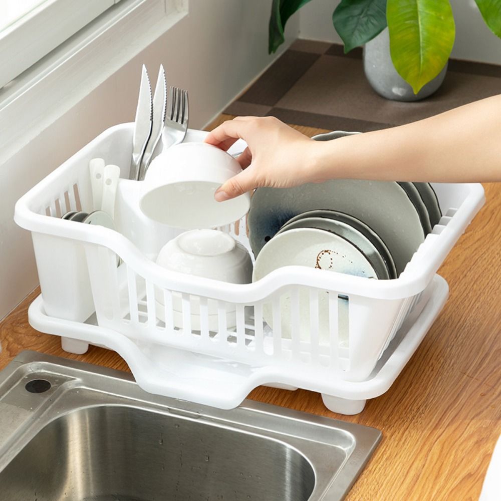 Salty water has nothing on this😁.large multifuctional dishrack