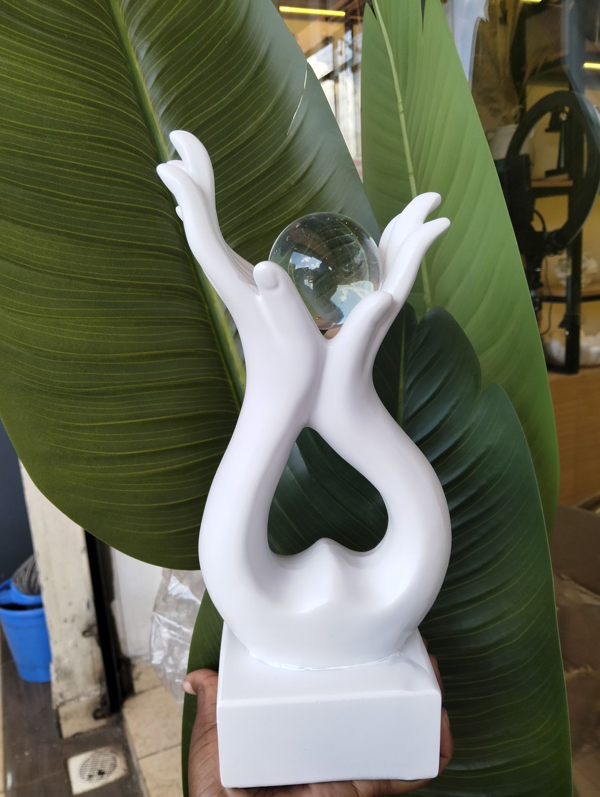 Handmade abstract ceramic sculpture