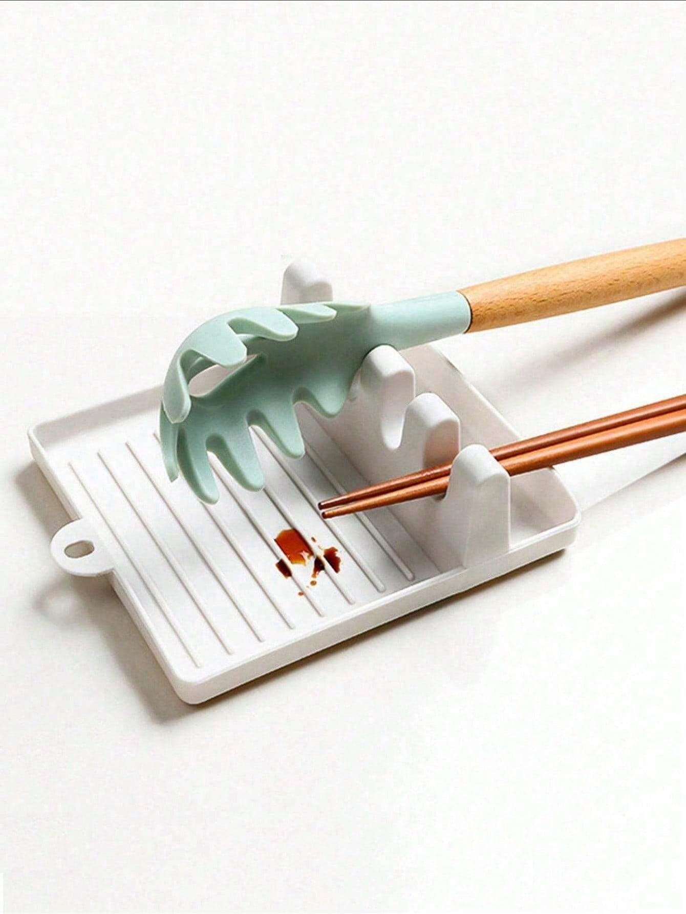 Spoon Rest With Lid Holder