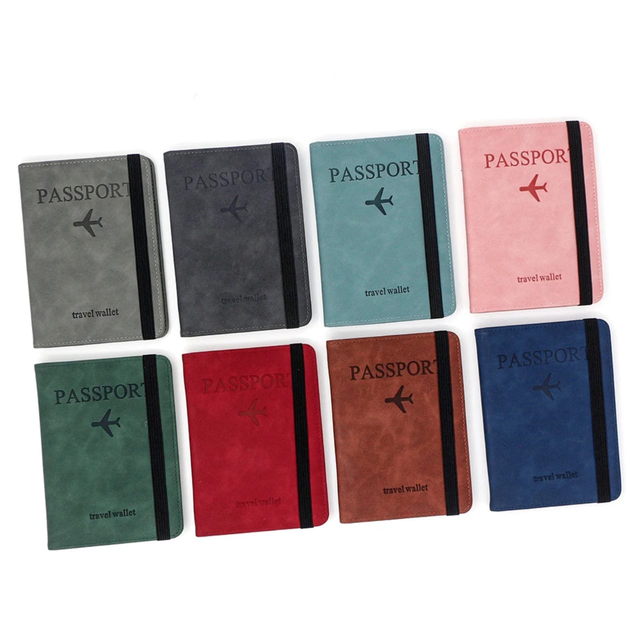 Passport Holder,Passport Cover  with RFID Blocker Plus Suitcase Tag