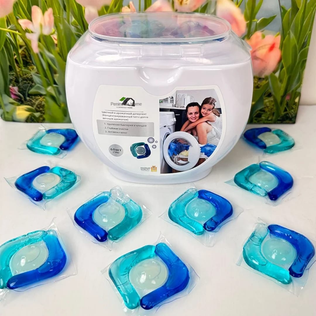 60Pcs 3 in 1 Laundry Capsule Pods