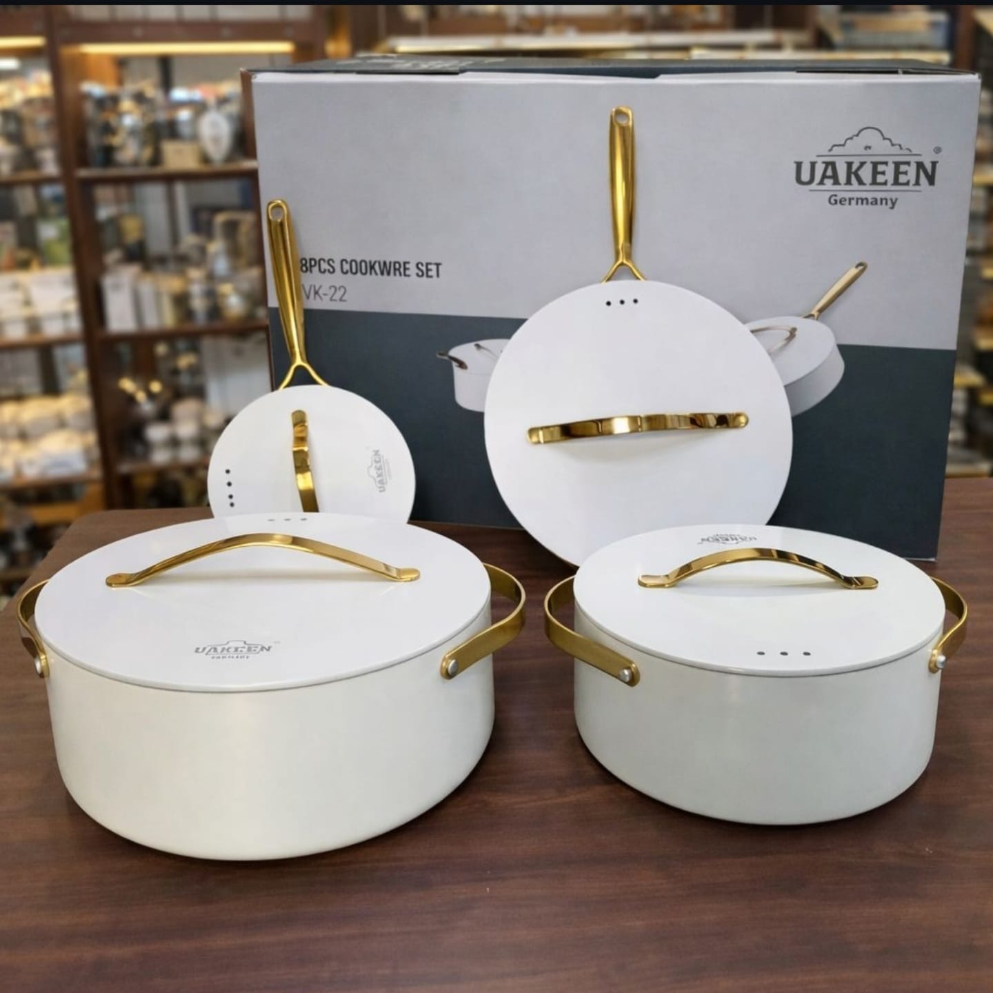 UAKEEN GERMANY 

CERAMIC Cookware set