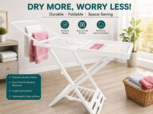plastic drying rack.
