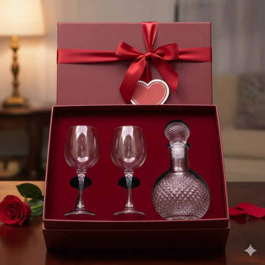 Premium Wine & Whiskey Serving Set