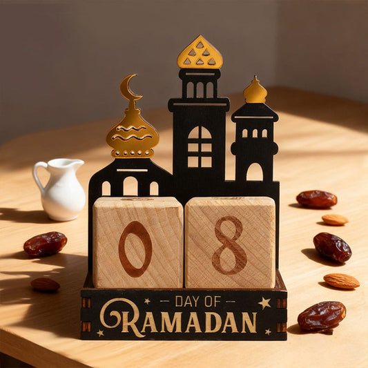 Ramadan Countdown Calendar Blocks/Ramadan decor