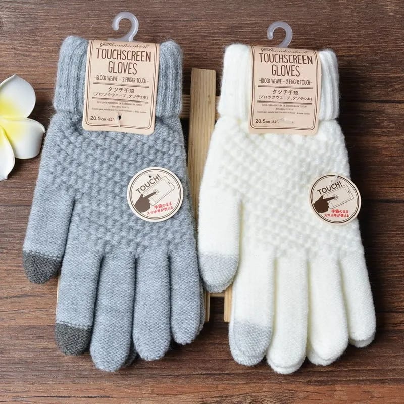 Fashion Touchscreen Gloves Winter Woolen unisex Hand mittens winter Cold.