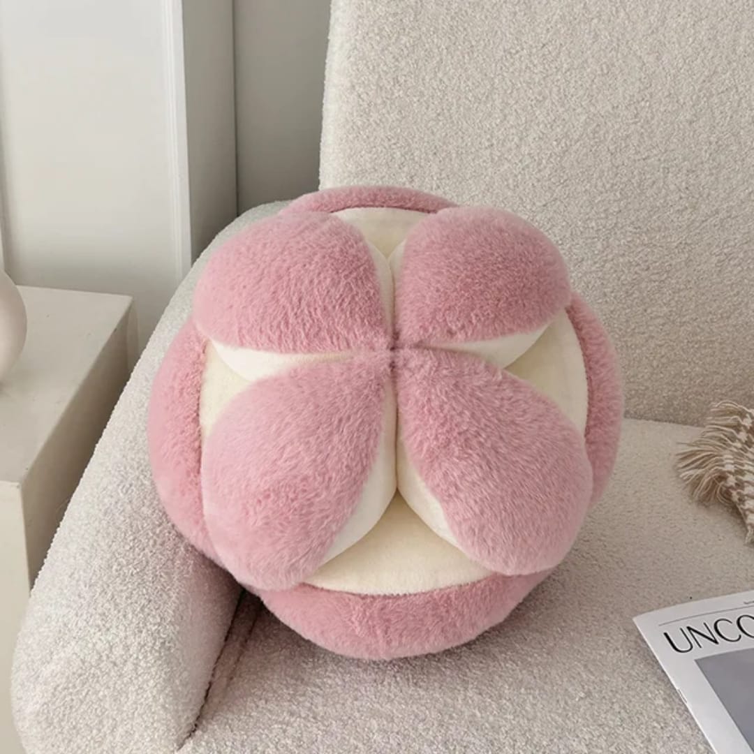 30 cm soft living room,bedroom hydrangea Rabbit fur throw pillows