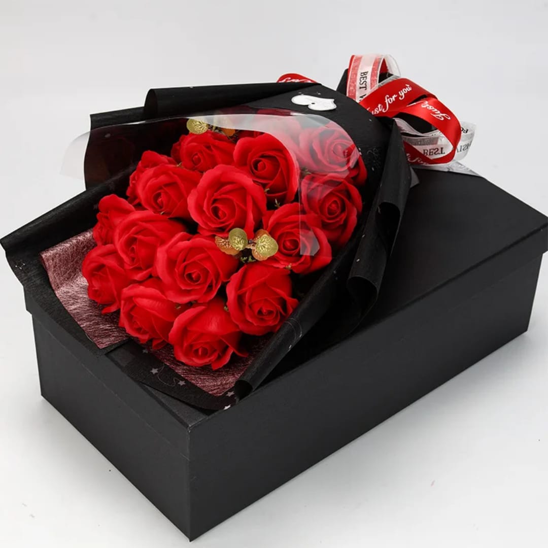 Artificial  Flower Rose Bouquet Gift Box Valentine's Day Gift For Mother Girlfriend Birthday Gift Box