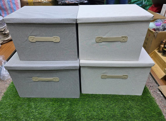 Mulit-purpose Business & Home Linen Foldable storage Box Organizer..