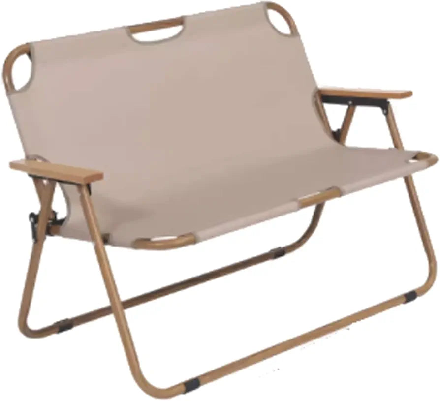 Portable double seat camping chair