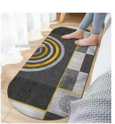 Warm Super oval Soft Bedside Fluffy Mats