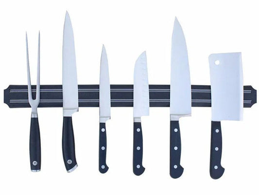 55cm Kitchen Magnet Knife Holder Knife Rack Organizer, Declutter utensils organizer, Knife magnetic holder, steel declutter magnetic rack, magnetic organizer Wall Mounted With Screws