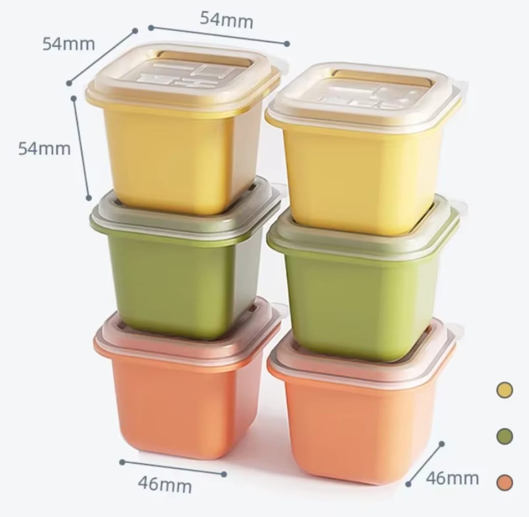 6pcs assorted ice cube mold