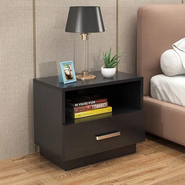 🛏️ Modern Bedside Table with Drawer