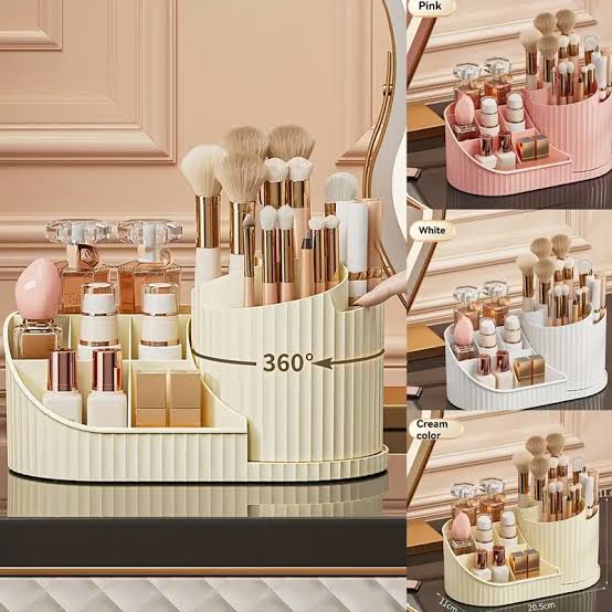 *360° Rotatable Cosmetics Storage Organizer