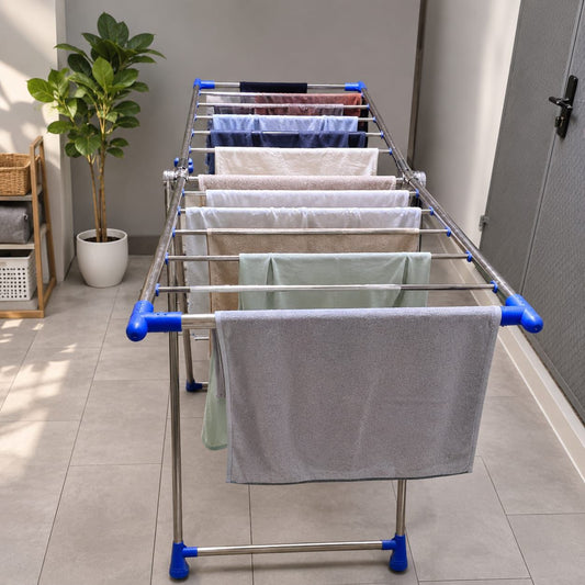 HEAVY DUTY & BIG SIZE Portable Stainless Steel Cloth Drying rack