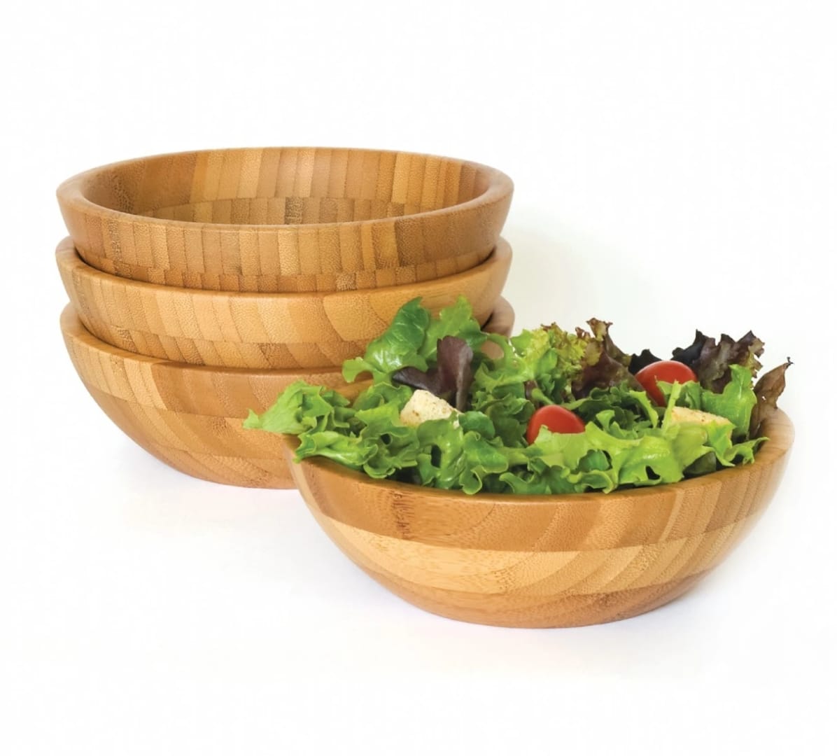 HIGH QUALITY BAMBOO MIXING/SALAD BOWl