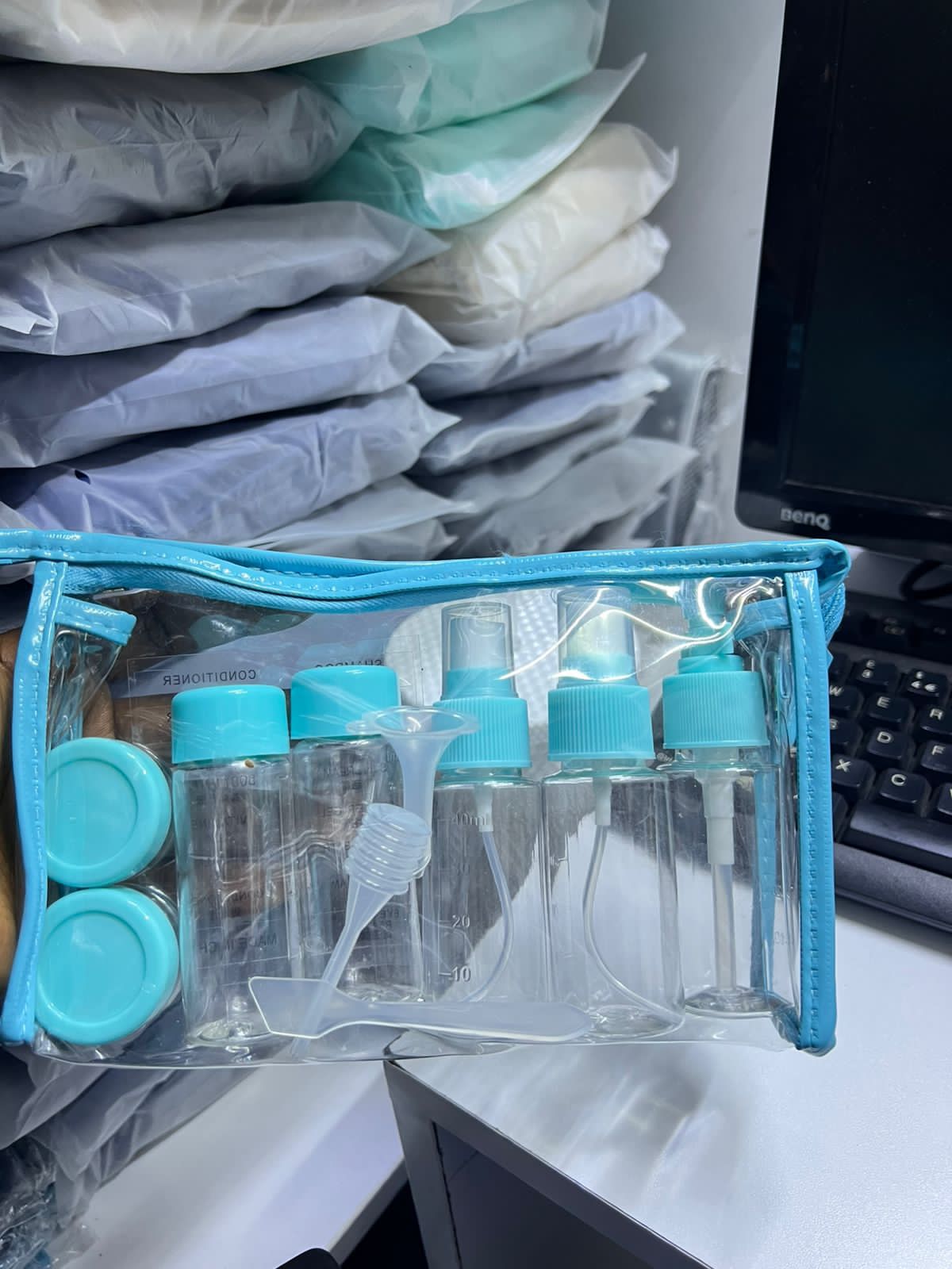 10PCS Refillable Travel Bottles Kit