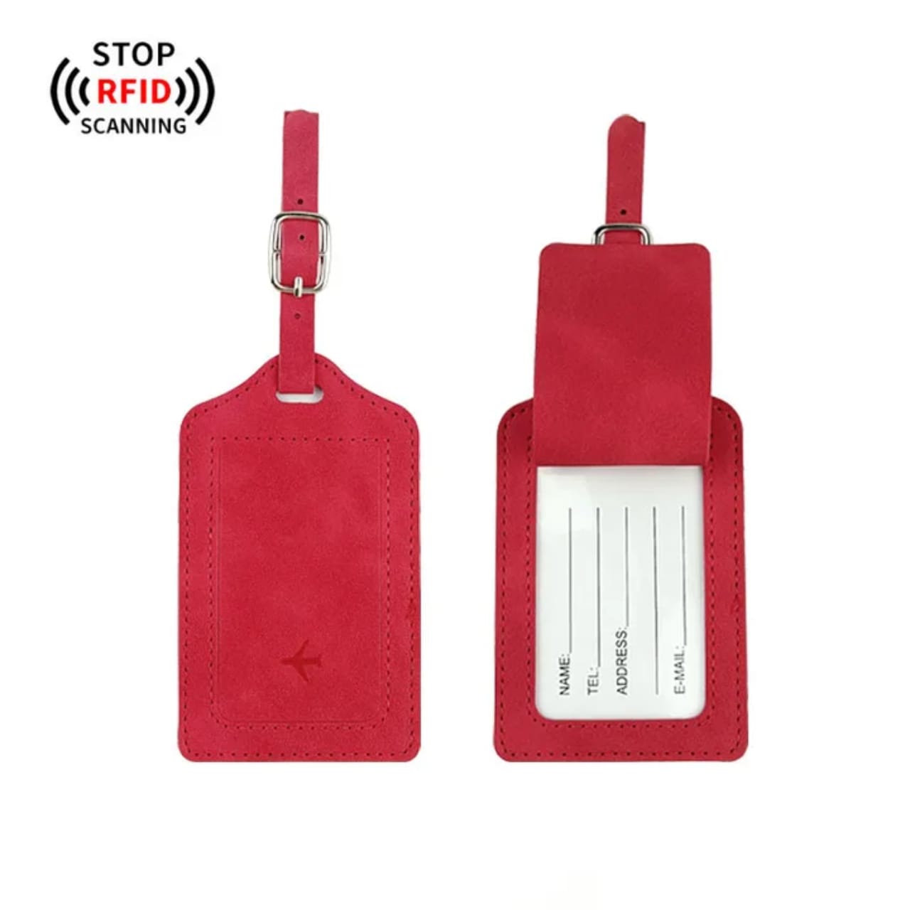 Passport Holder,Passport Cover  with RFID Blocker Plus Suitcase Tag