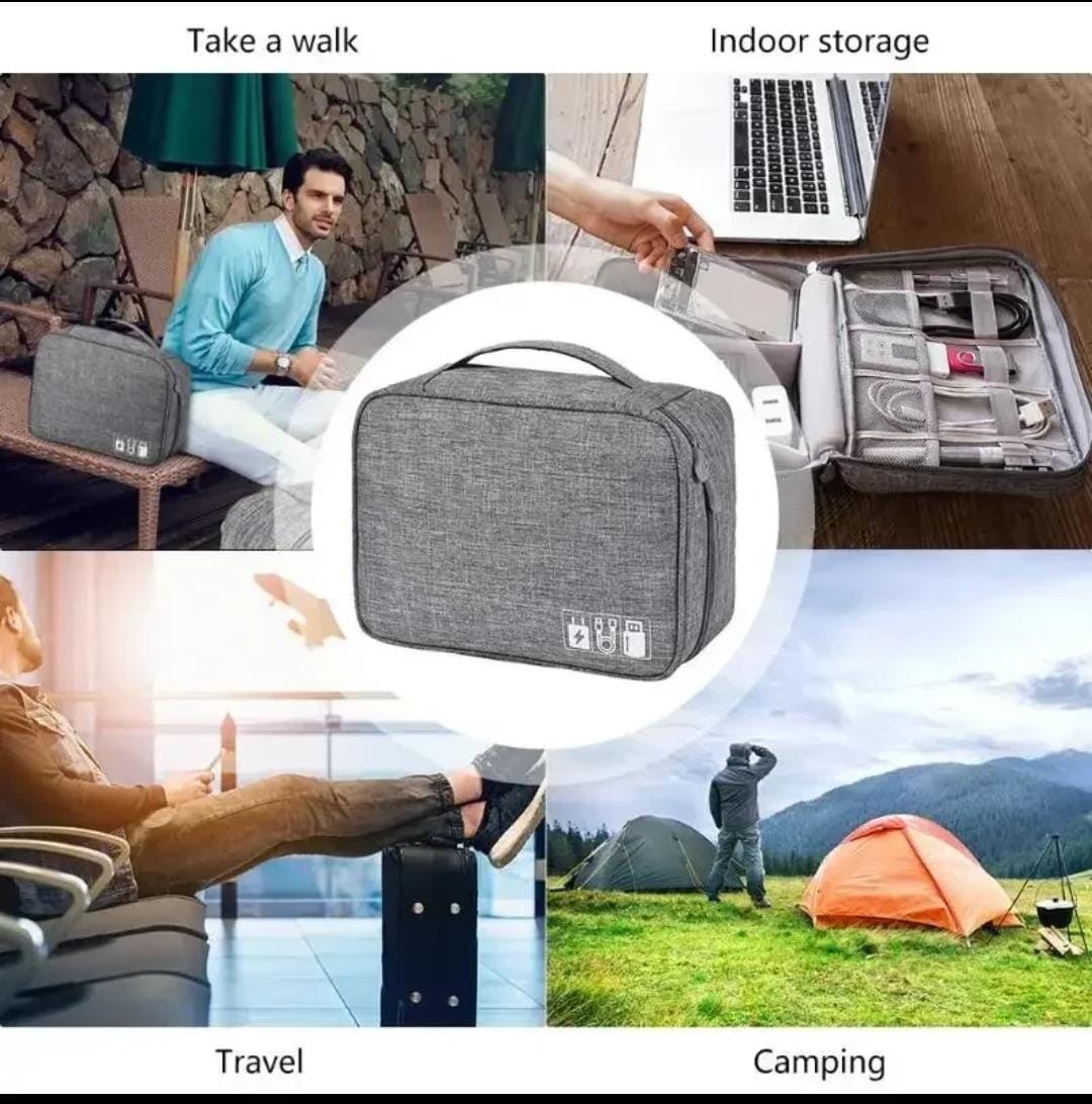 Large Capacity Storage Bag  / Cable Organizer and Electronics Organizer