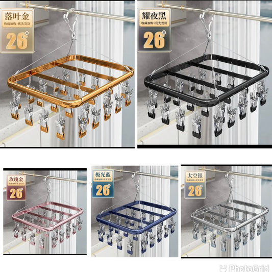 New High quality Windproof Aluminium Alloy Clothes Hanger