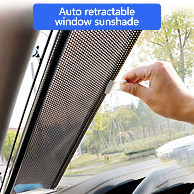 Retracting black out window blinds