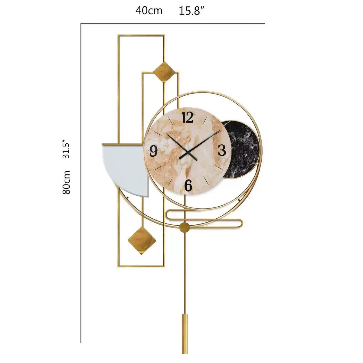 Luxury decorative wall clock