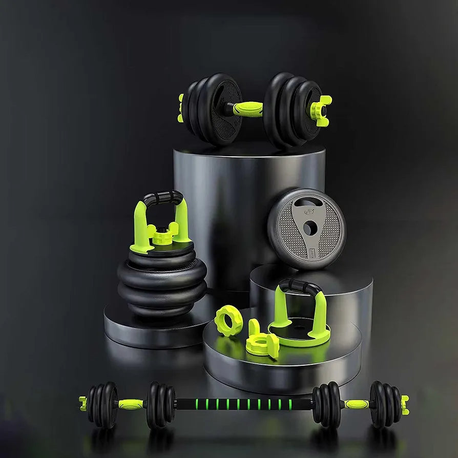 6-in-1 adjustable dumbbell set
Plastic Coated Dumbbells
