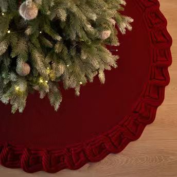Knitted christmas skirt