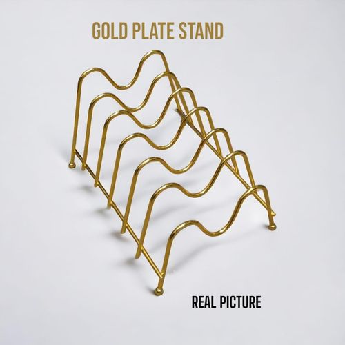 Gold plate stand