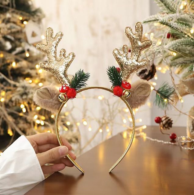 Sequin Hair Band for Kids, Christmas Headband