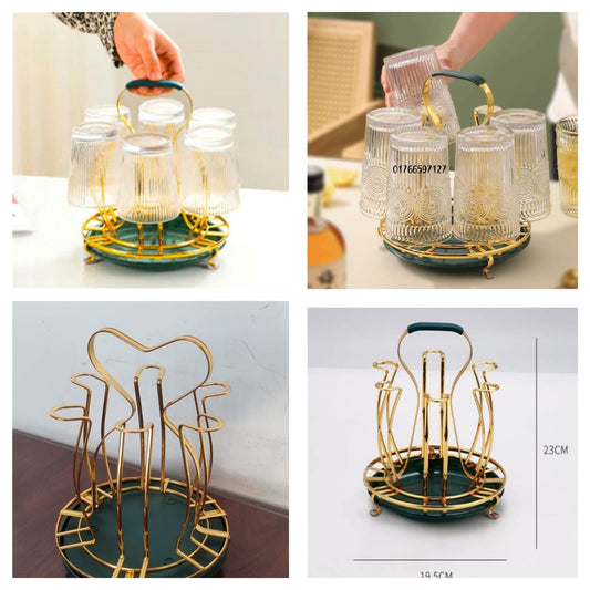 Aesthetic glass holder