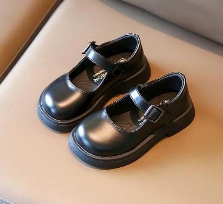 LITTLE GIRLS HIGH QUALITY LEATHER SCHOOL SHOES