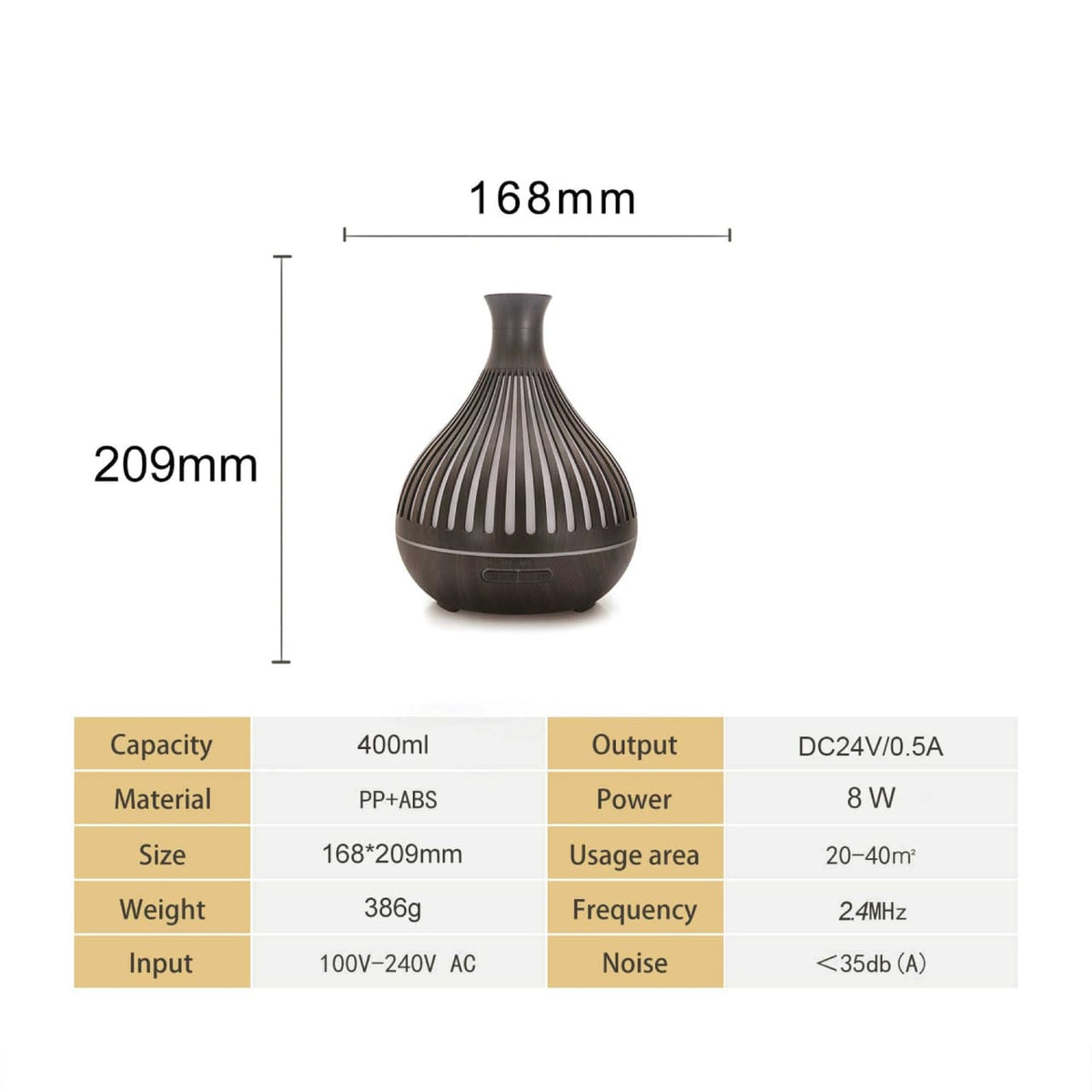 Big pot 450ml aroma diffuser humidifier