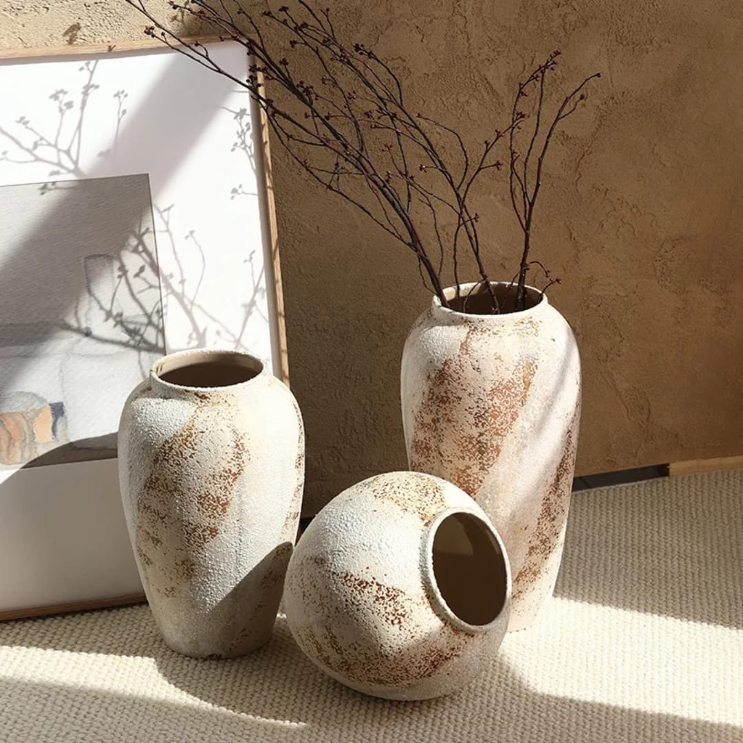 Modern Ceramic Vase Retro High Quality Retro Pottery jar