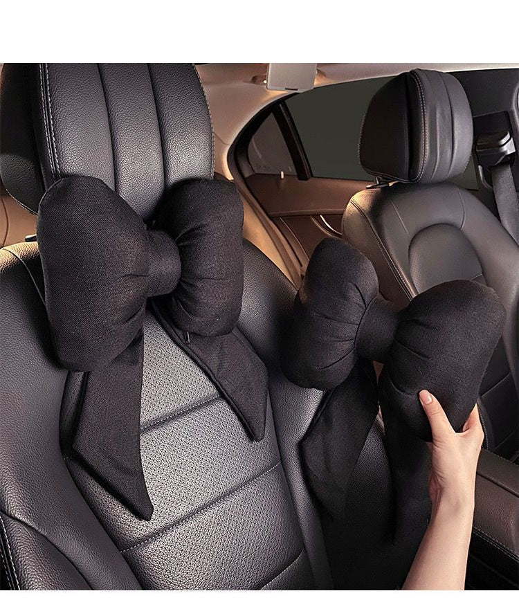 Luxury Bow car seat cushion set