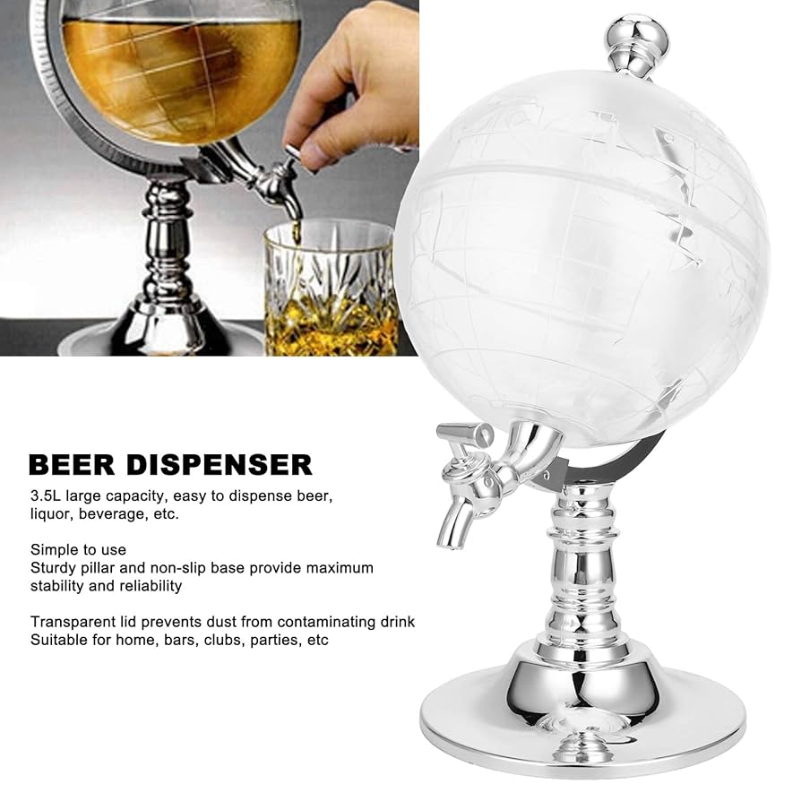 Globe liquor dispenser
