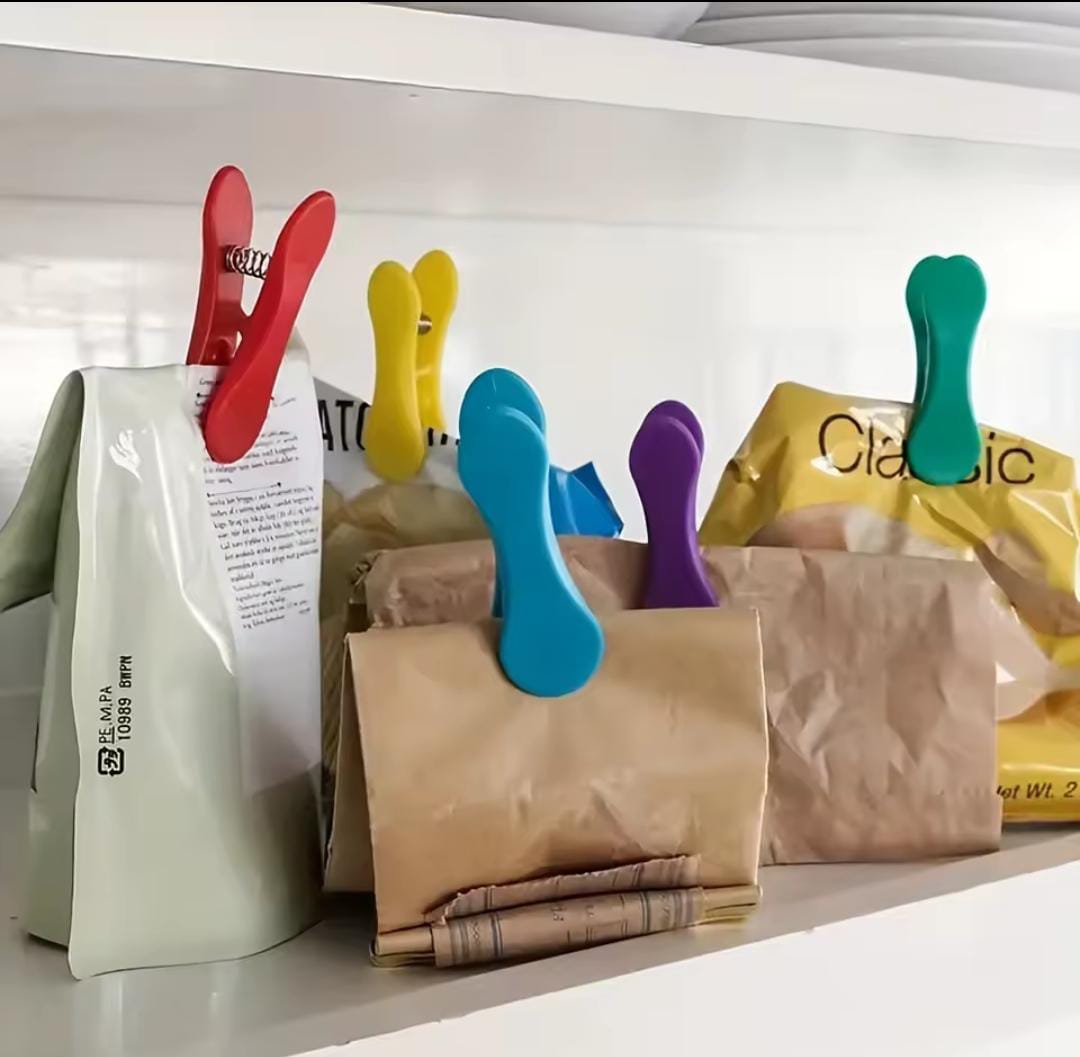 8pcs Multifunctional bag sealing clip