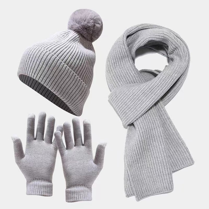 3 IN 1 WINTER ADULT'S  THEMED BENNIES HAT,SCARF SET AND GLOVES