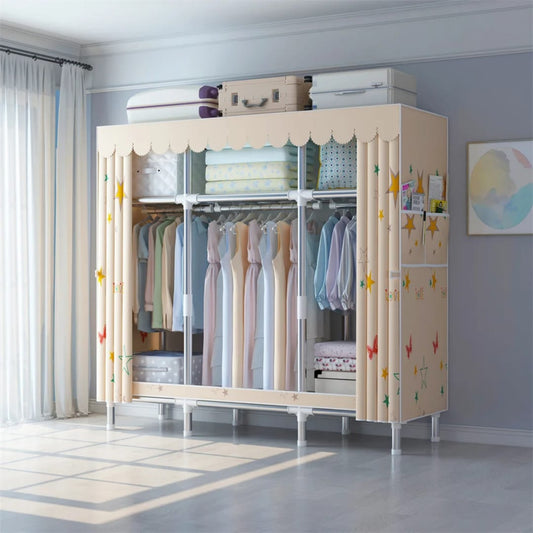 Heavy Duty Metallic Portable Wardrobe