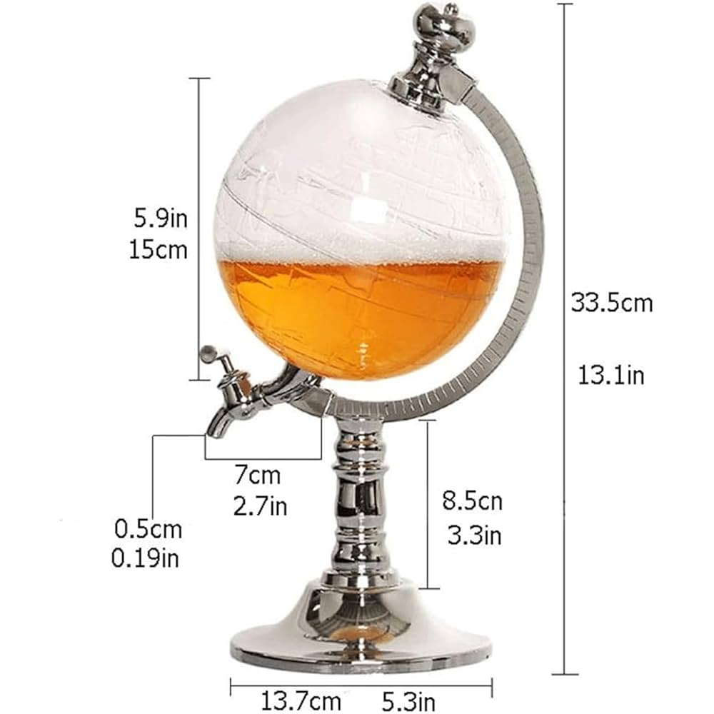 Globe liquor dispenser