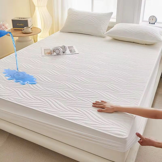 Waterproof Fitted Mattress Protector Set 🛏️
