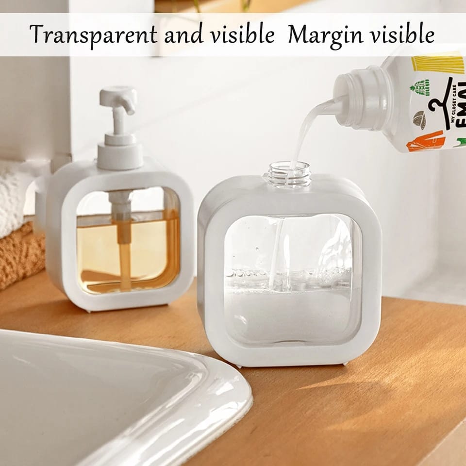 Refillable soap pump