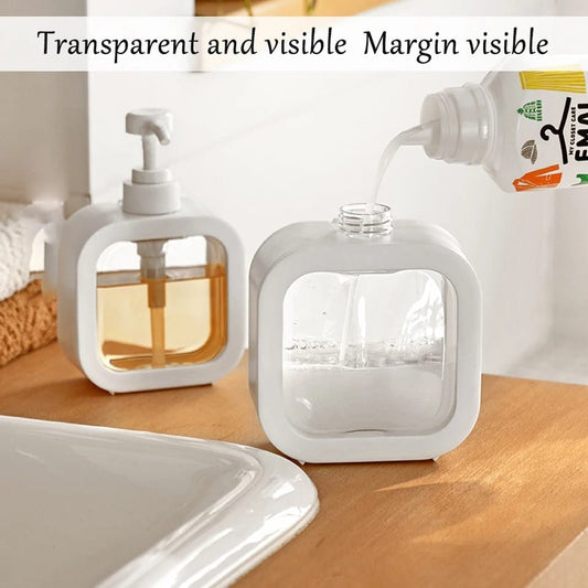 Refillable soap pump