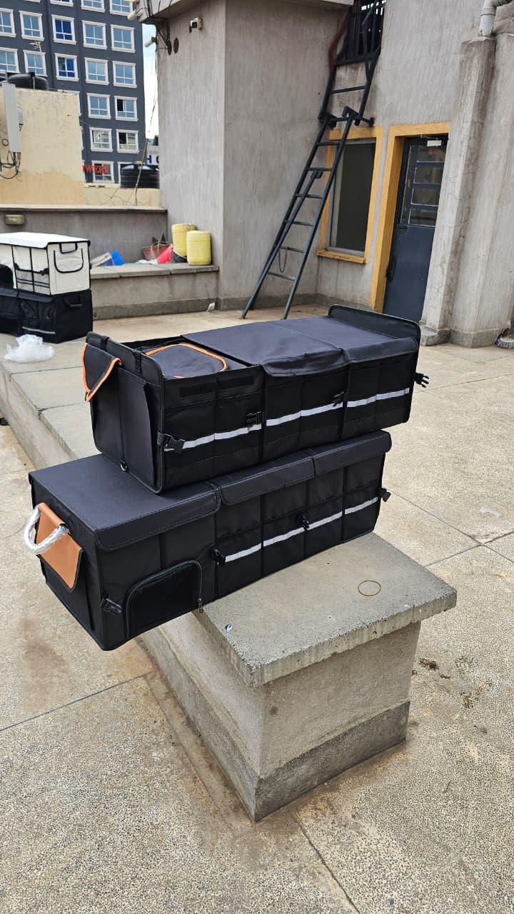 Heavy Duty Car Boot/Trunk Organizer with mutliple Compartments