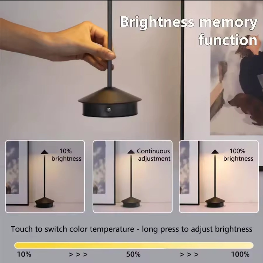 Rechargeable touch Led table lamps for home bedside,hotel,bar and restaurants