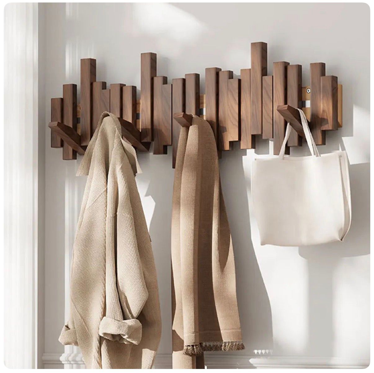 Modern Beech Wood Hook