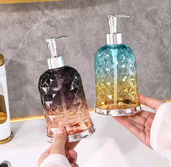 Acyric coloured handwash dispenser