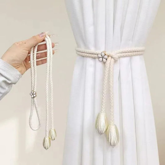 Modern eco friendly fabric adjustable curtain tieback
